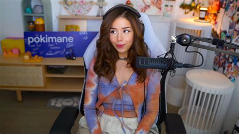 pokimain nip slip|Pokimane panics after accidental wardrobe malfunction on